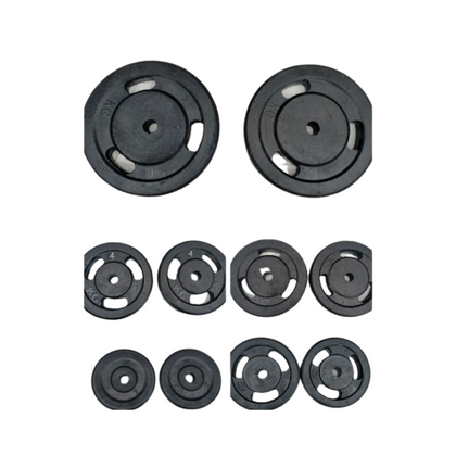 Weight Plates, Professional Rubber & 1 inch Hole, for Home Exercise