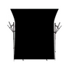 Chroma Sheet, in Black Screen, for Video & Photo BG Removing