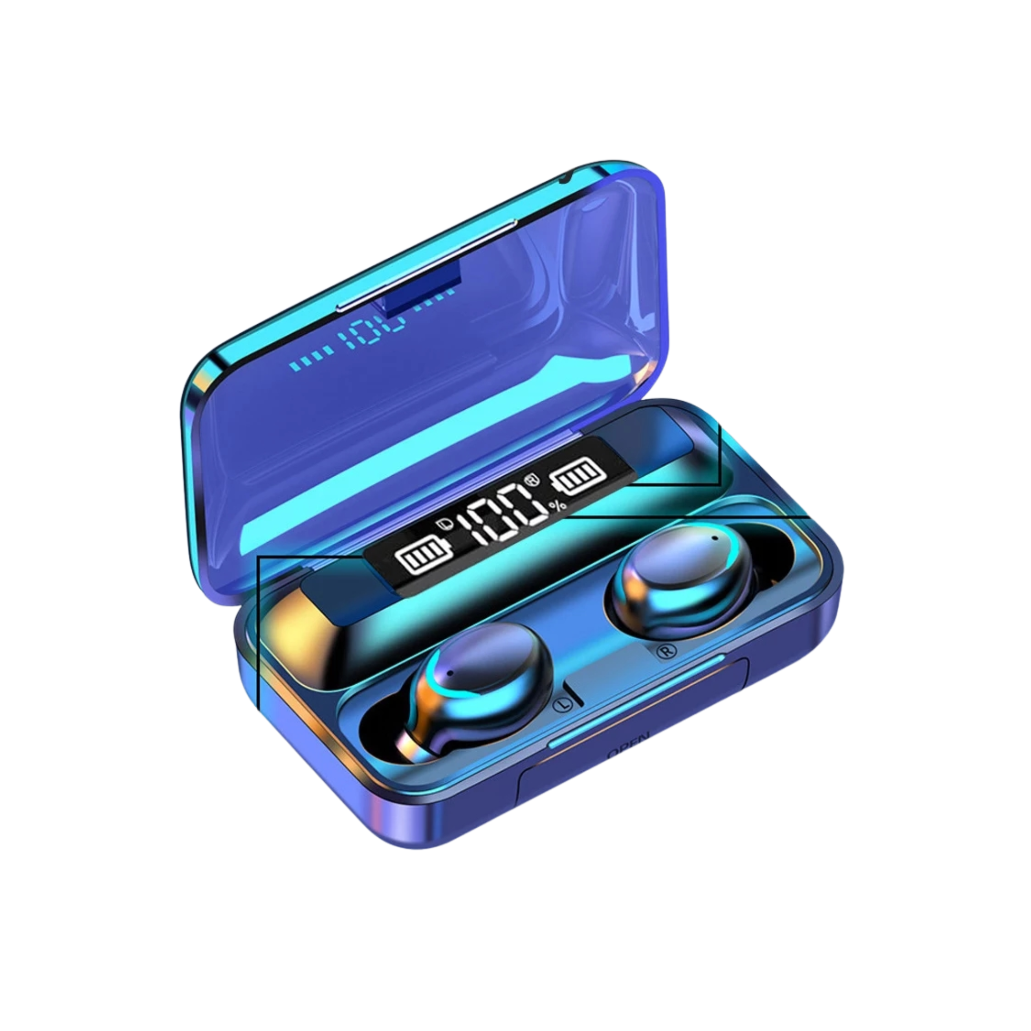 Earbuds, Wireless & Waterproof, with Charging Box