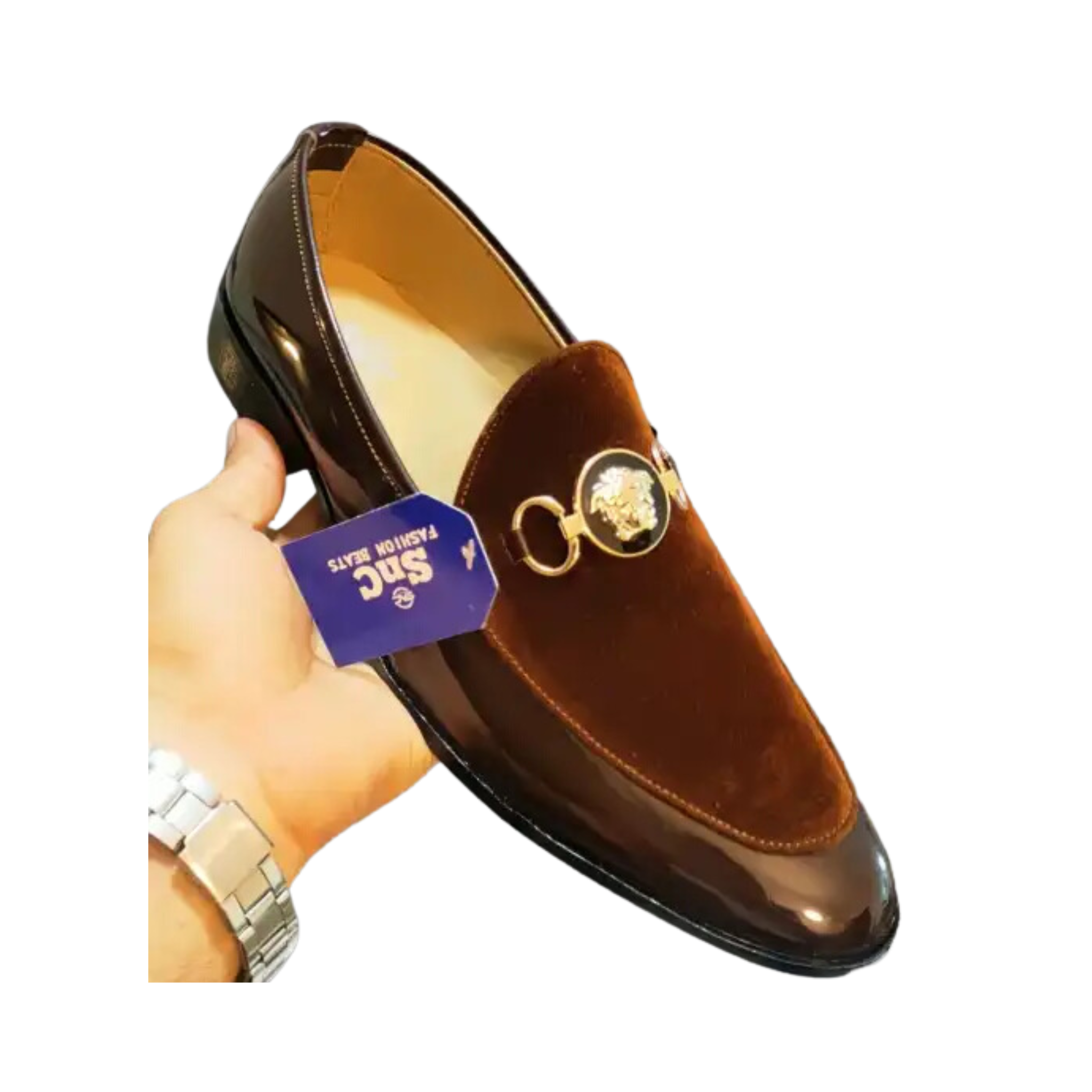 Shoes, Pure Metal Color & Protected Buckle, for Men