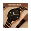 Wristwatch, Golden & Quartz movement, for Men