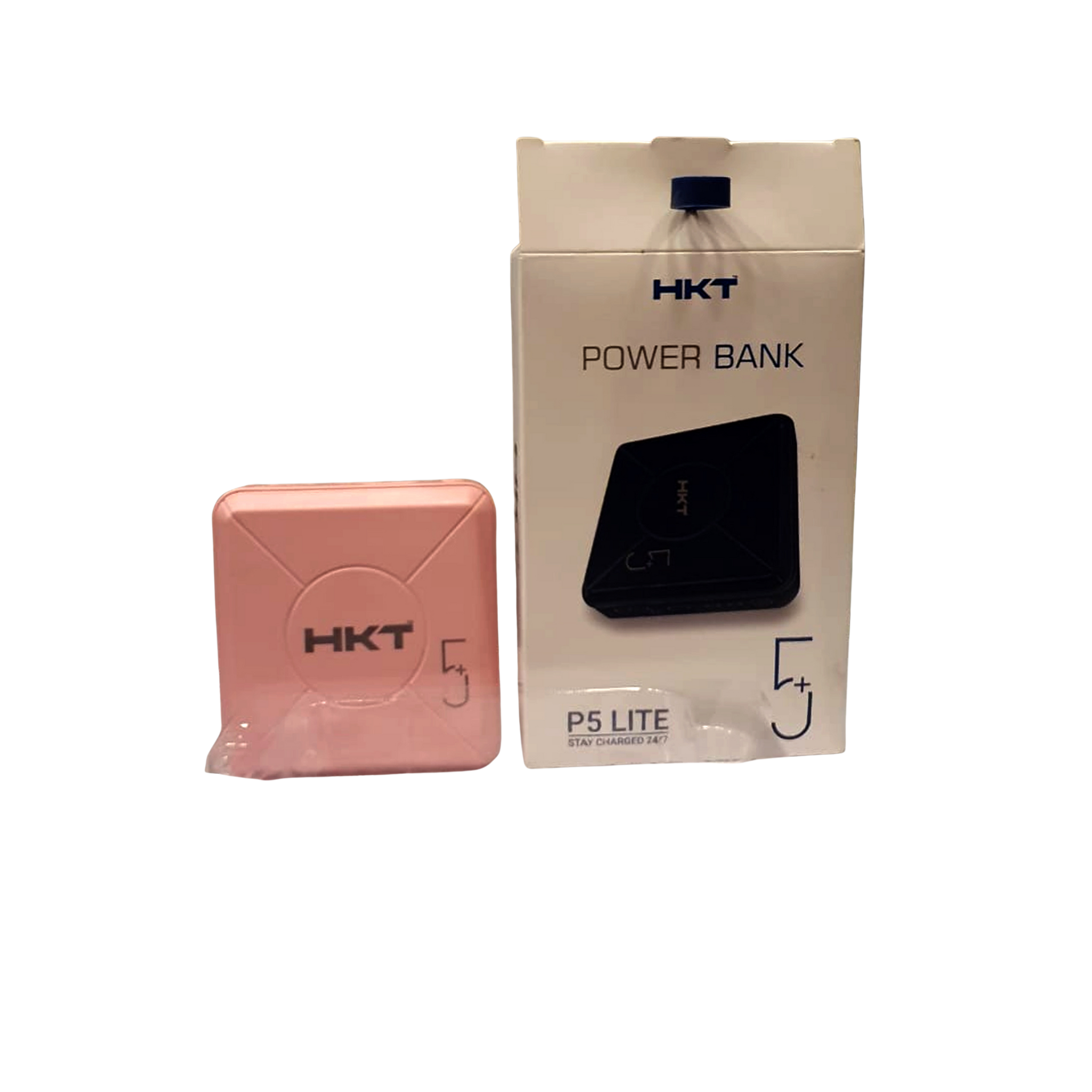 Power Bank, Branded 5000mAh, with Charging Cable