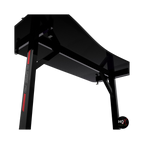 Gaming Table, LED Lights Installed, Headphones Holder & Wire Management Hooks