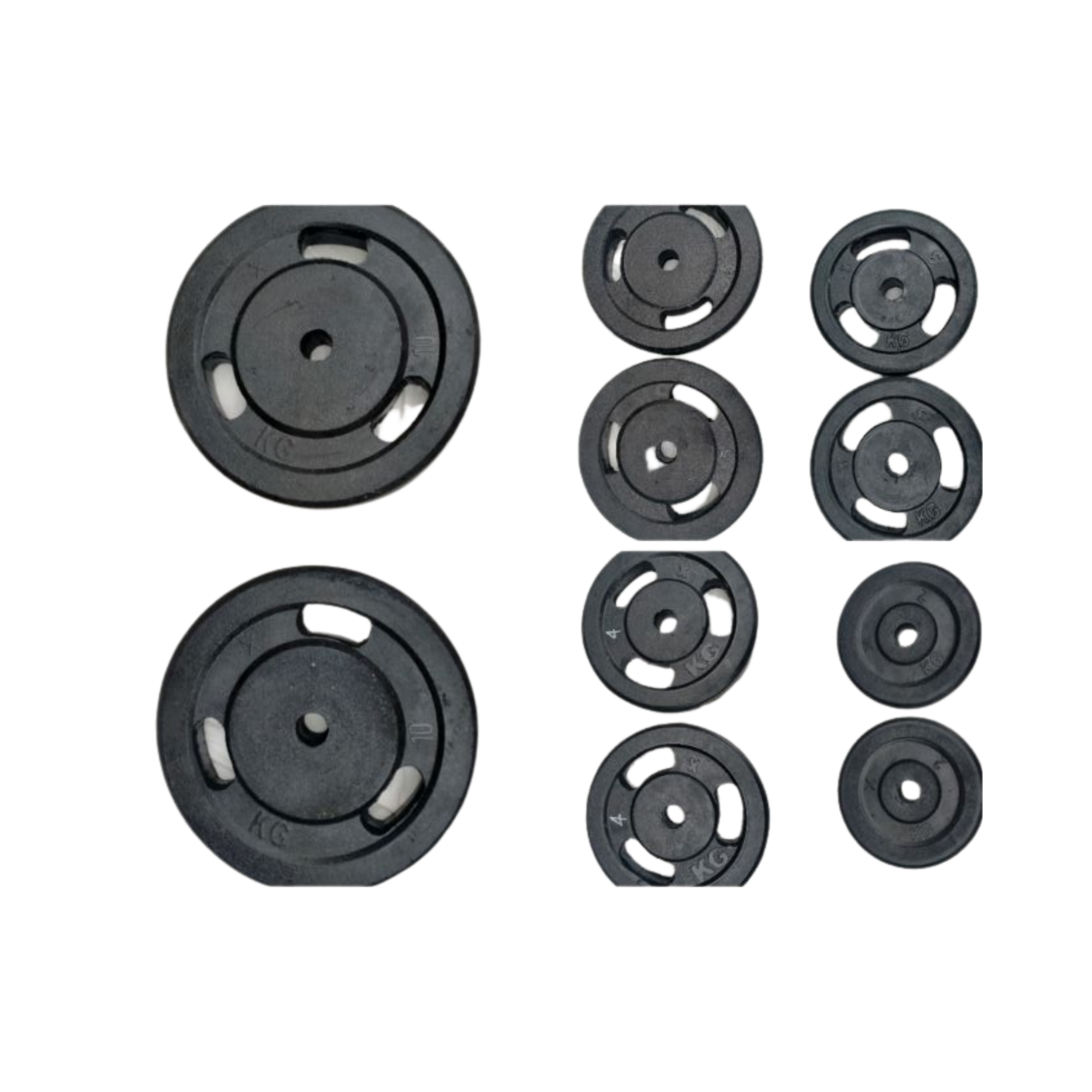 Weight Plates, Dumbbell Rubber &  Joint-Friendly, for Home Exercise
