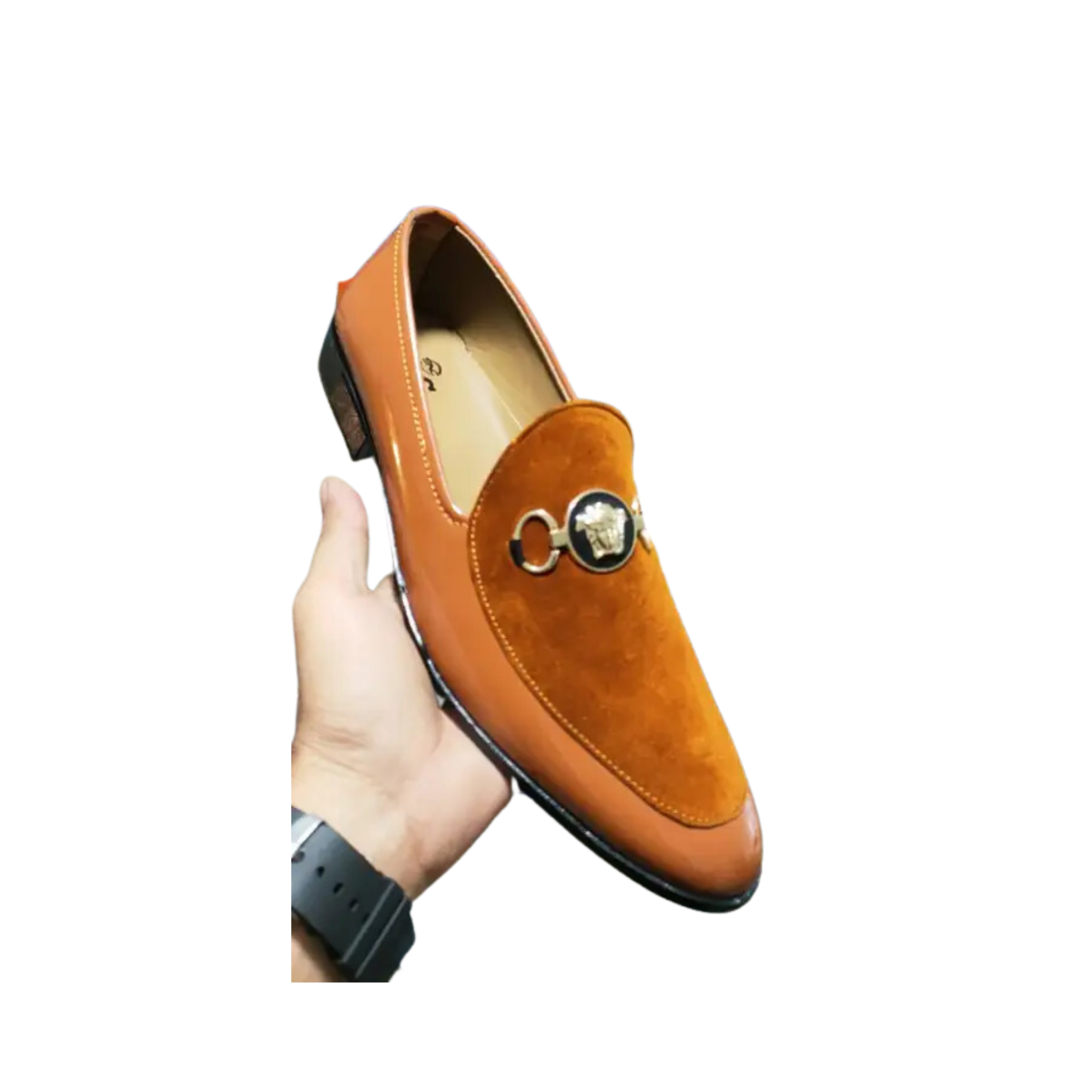 Shoes, Pure Metal Color & Protected Buckle, for Men