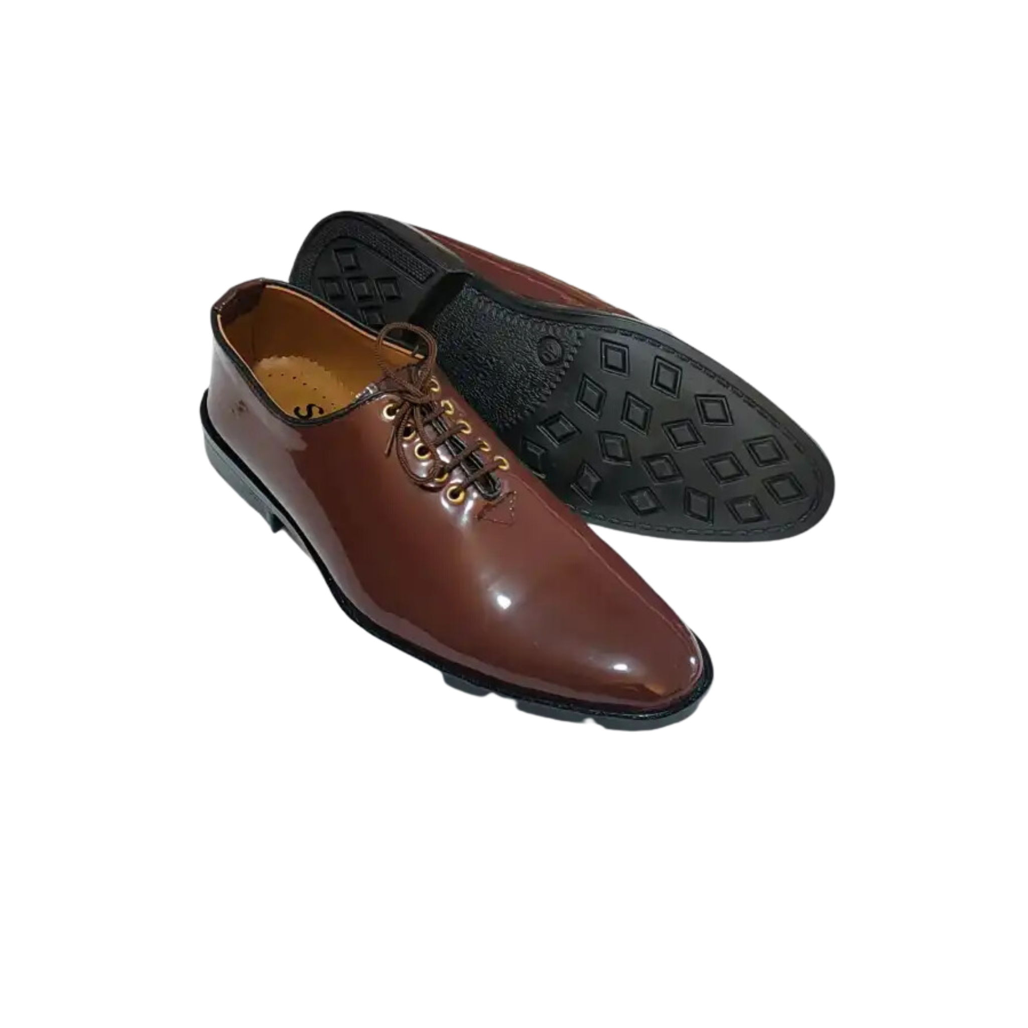 Shoes, No Need Polish & PVC Comfortable Sole, for Men