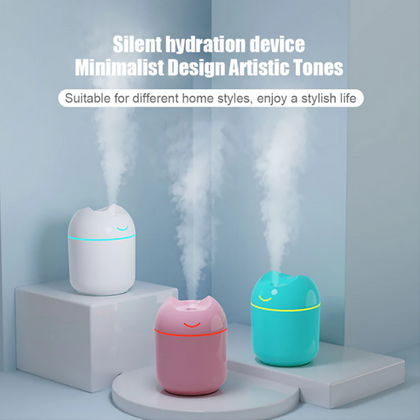Air Humidifier, Soothing Mist & Colorful Night Light