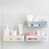 Shelf Rack, Versatile Plastic, for Bathroom and Kitchen Organization