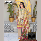 Unstitched Suit, Elegant Digital Lawn Set, Sequin Embellishments, for Women