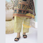 Trousers, Butterfly Design, Stylish Self-Stitched Collection, for Ladies