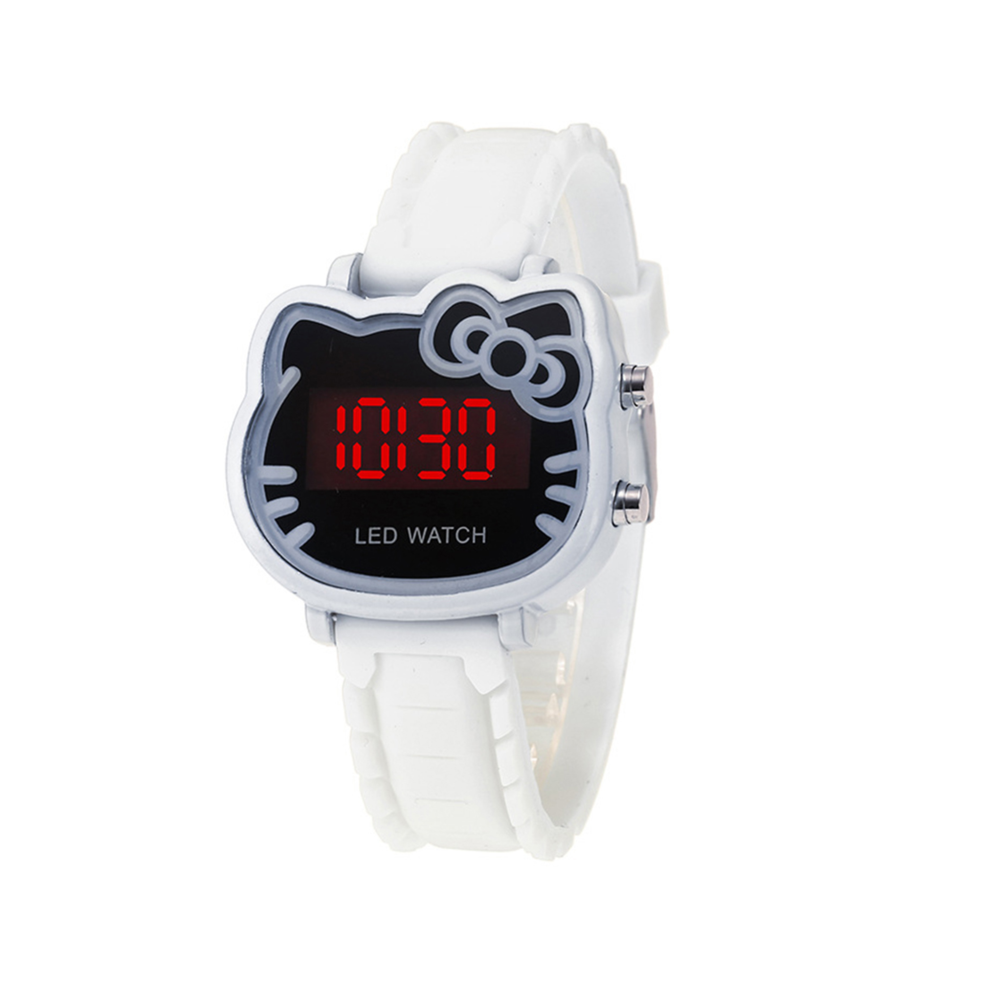 Wristwatch, Digital Time Display with Large Silicone Band, For Kids