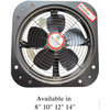 Exhaust Fan, Fully Metal Body Black & Pure Copper Winding