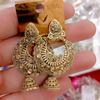 Earrings, Exquisite Indian Jhumki, Embracing Tradition & Elegance, for Women