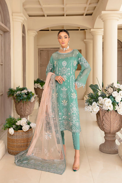 Unstitched Suit, A Masterpiece of Grace and Sophistication, for Women