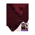 Saree, Chiffon Elegance, Threadwork & Sequin Embroidered, for Women