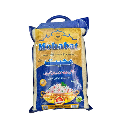 Basmati Rice, Kainaat 1121 Double Steam Long Grain, 5kg