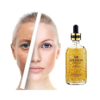 24k Goldzan Ampoule, Pure Gold Serum, for Radiant Skin - 100ml