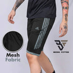 Shorts, Mesh Comfort 3-Quarter & Ultimate Style and Versatility, for Men