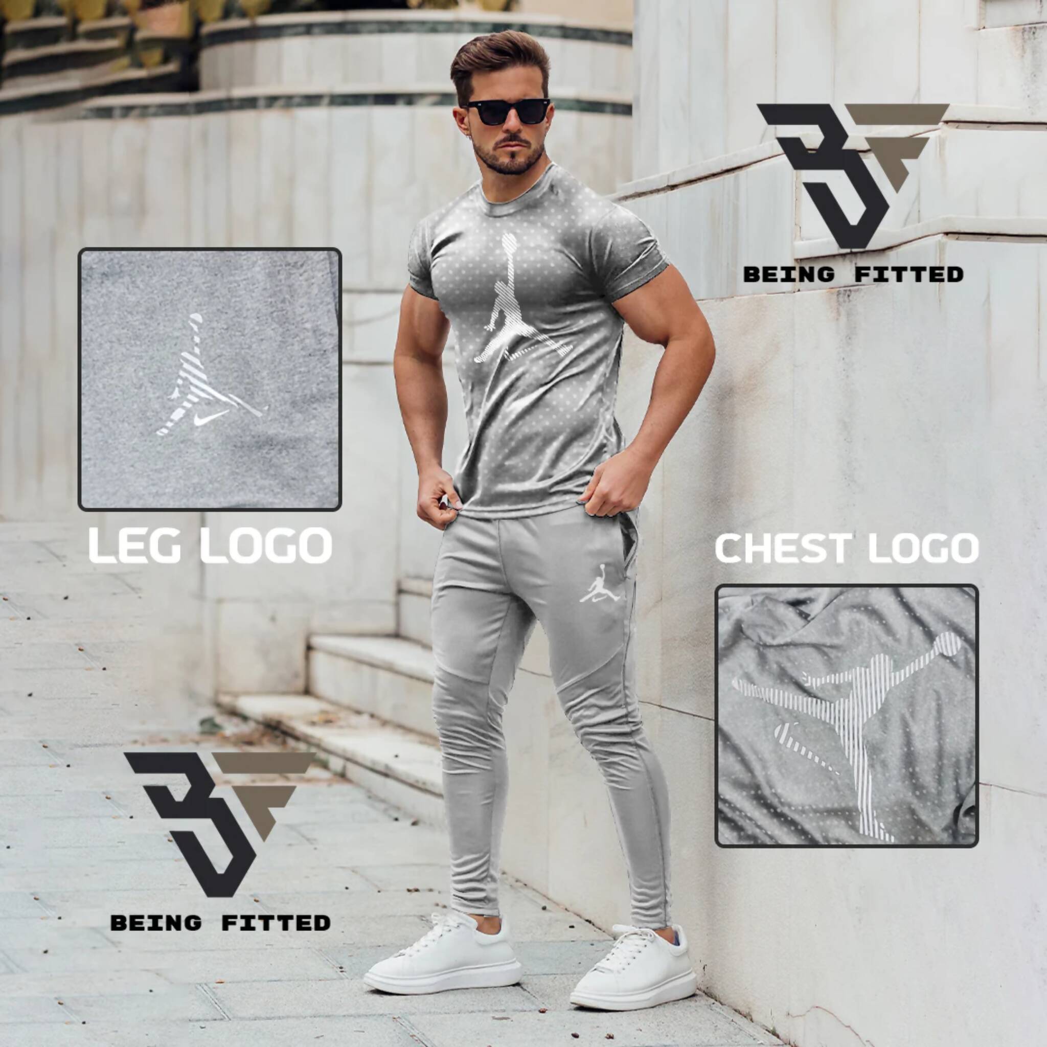 Tracksuit, DRI-Fit Dotted & Premium Workout Style, for Unparalleled Performance
