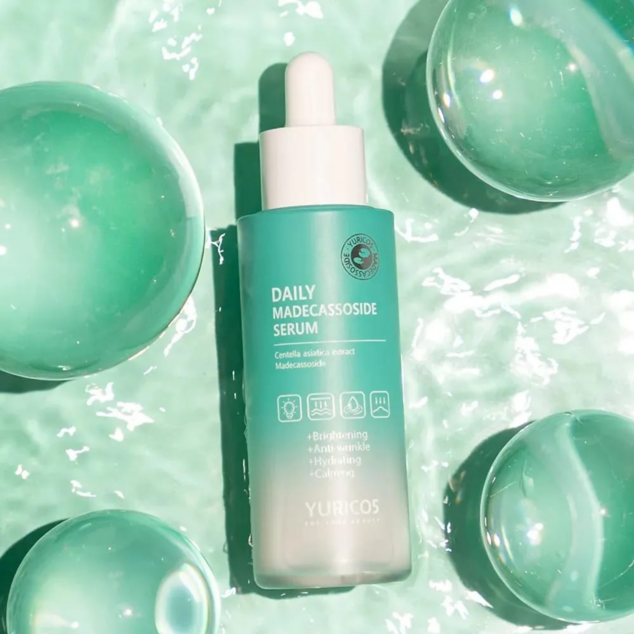 Yuricos Madecassoside Serum, Soothe, Hydrate & Rejuvenate, for Radiant Skin