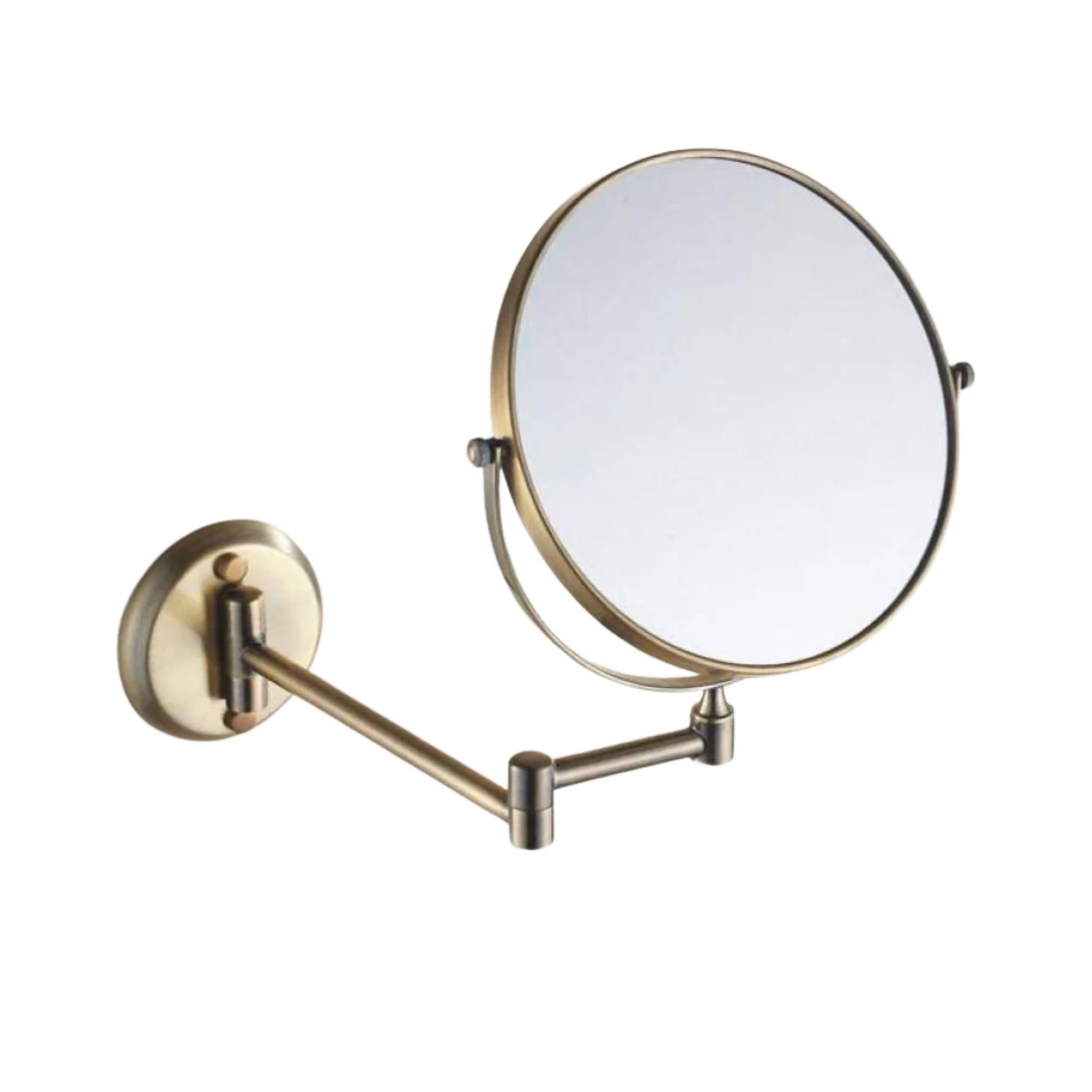 Makeup Mirror, Elegant 360-Degree Rotating with 1x & 3x Magnification, for Home