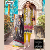 Unstitched Suit, Double Head Sequence with Matching Dupatta & Dyed Trouser, for Women