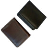 Wallet, Premium Leather Bifold Hybrid with Dedicated Card Slots & Clear ID Window