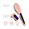 Hair Straightener Brush, Portable Fast Electric Hair Comb HQT 906