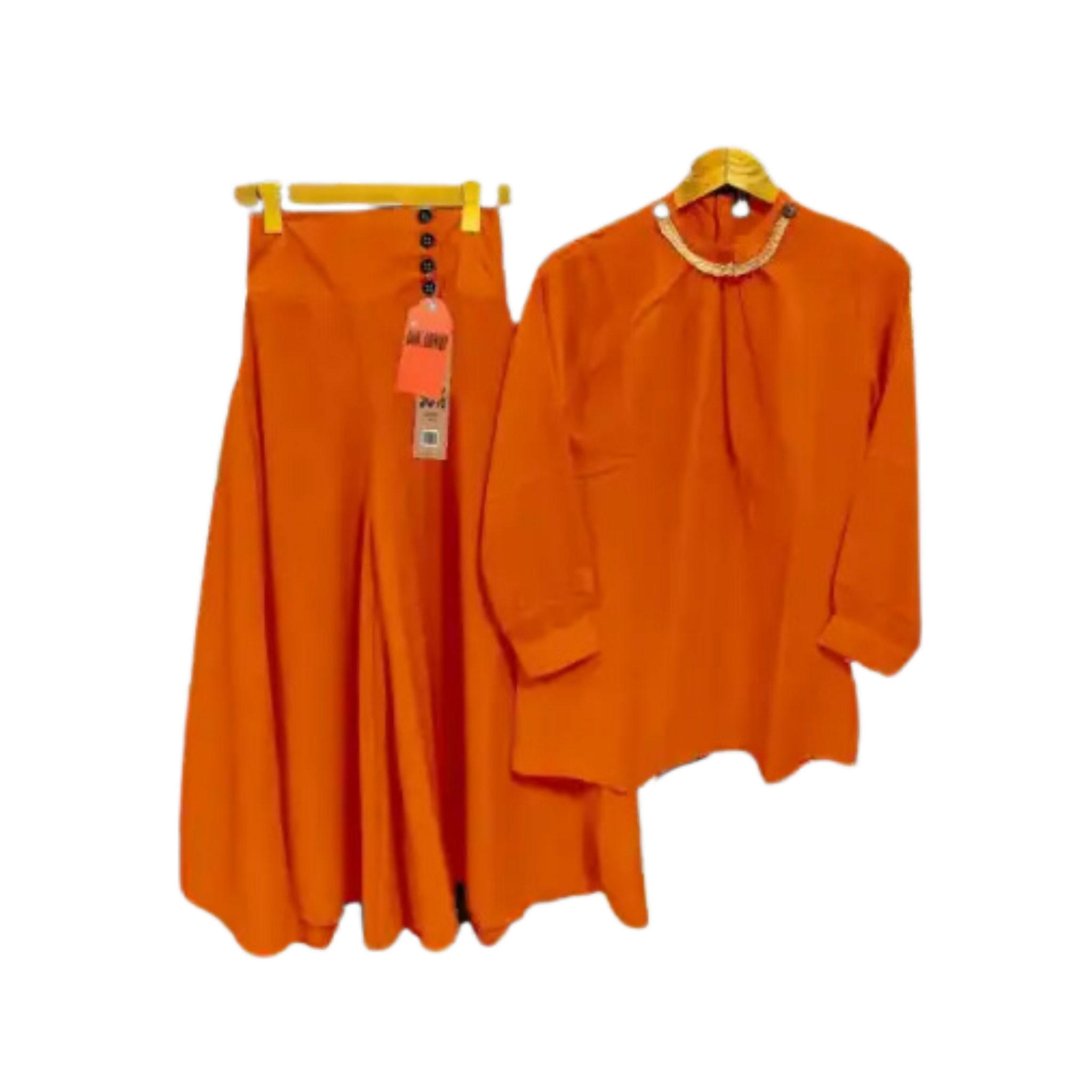 Top & Plazo, Elevate Your Style with Fashionable 2-Piece Outfits, for Girls'