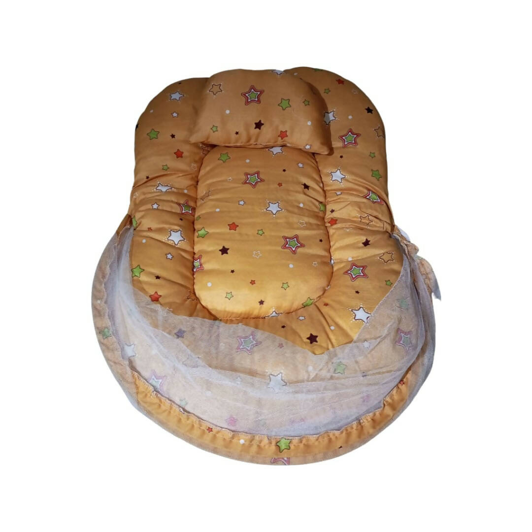 Bed With Mosquito Net & Pillow, for Babies