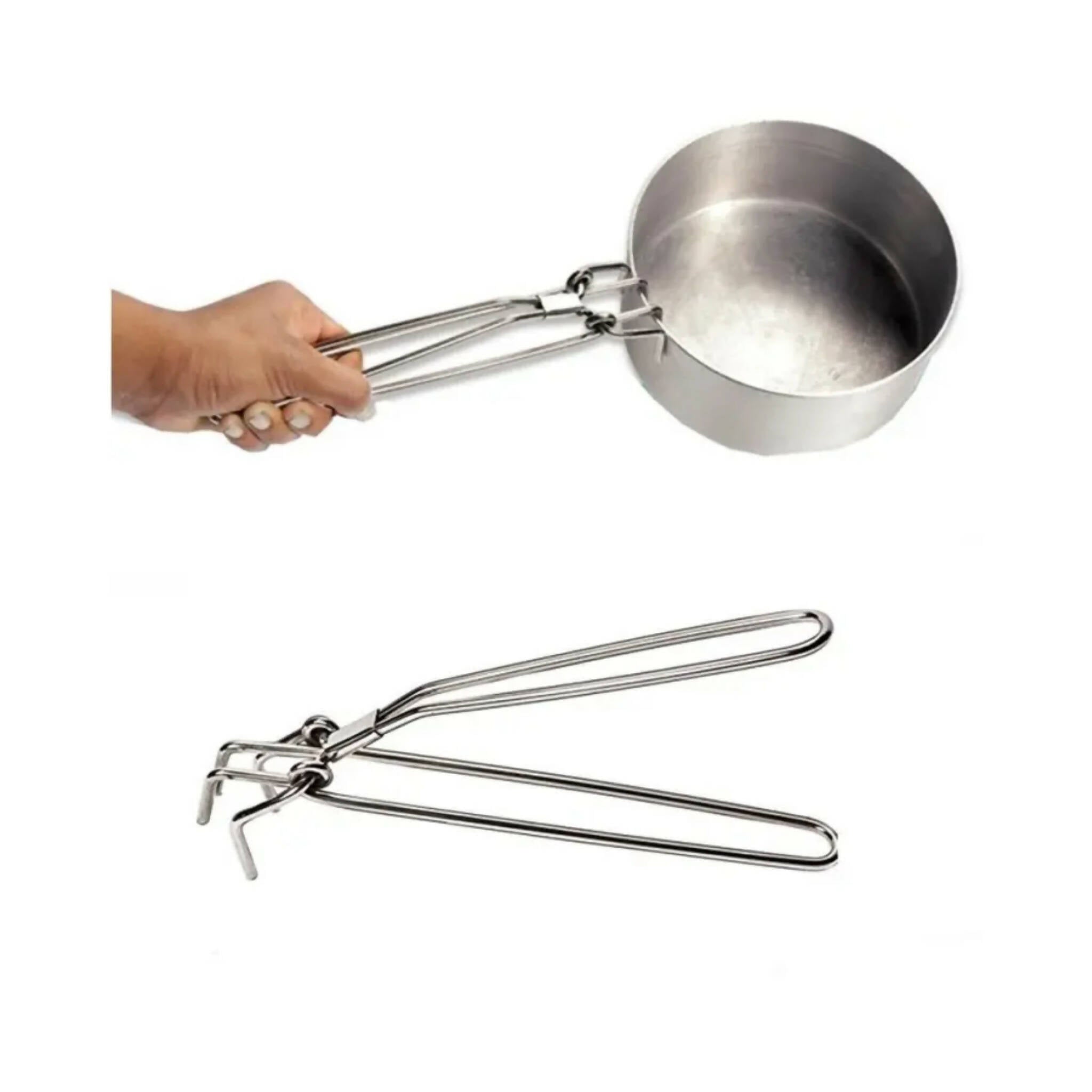 Pot/Pan Gripper, Secure and Convenient, Stainless Steel