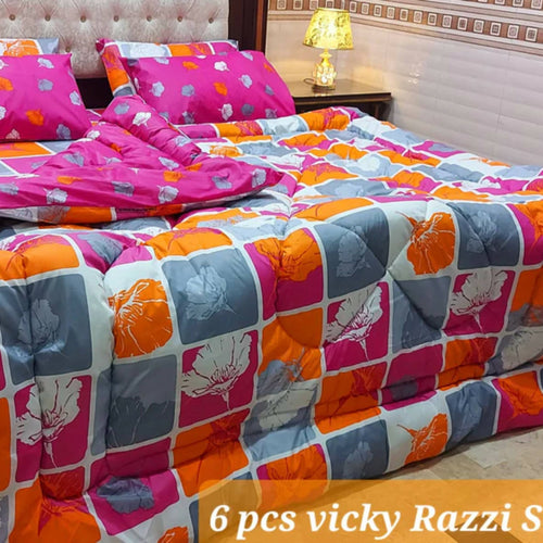 Comforter Set, Vibrant & Blooms, 6-Piece