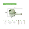 Vegetable Cutter, Multifunctional Kitchen Tool, for Effortless Cooking