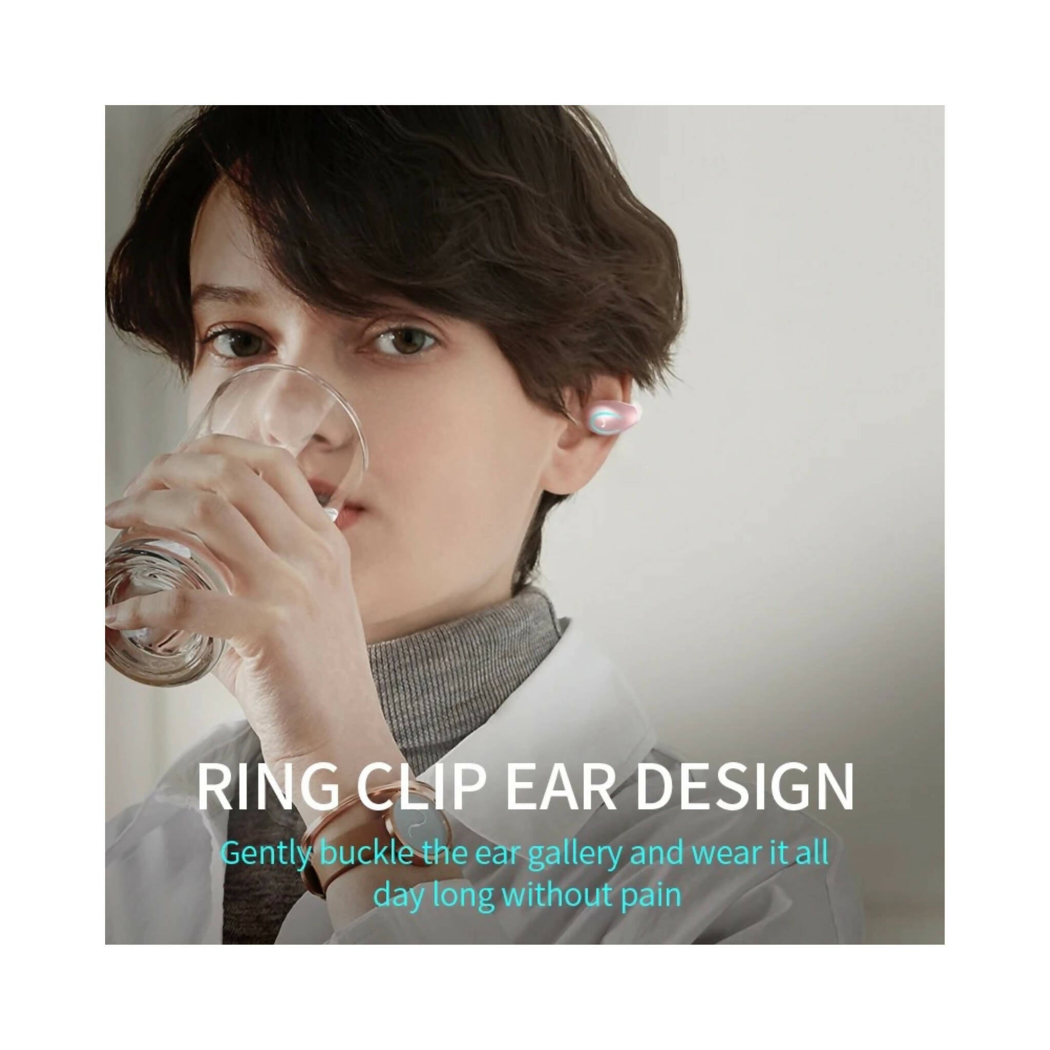 Headphone, Wireless Bluetooth Sports , HD Calls, Ear Pain-Free Design