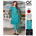 Unstitched Suit, Elegant Classic Lawn Ensemble, Timeless Charm, for Women