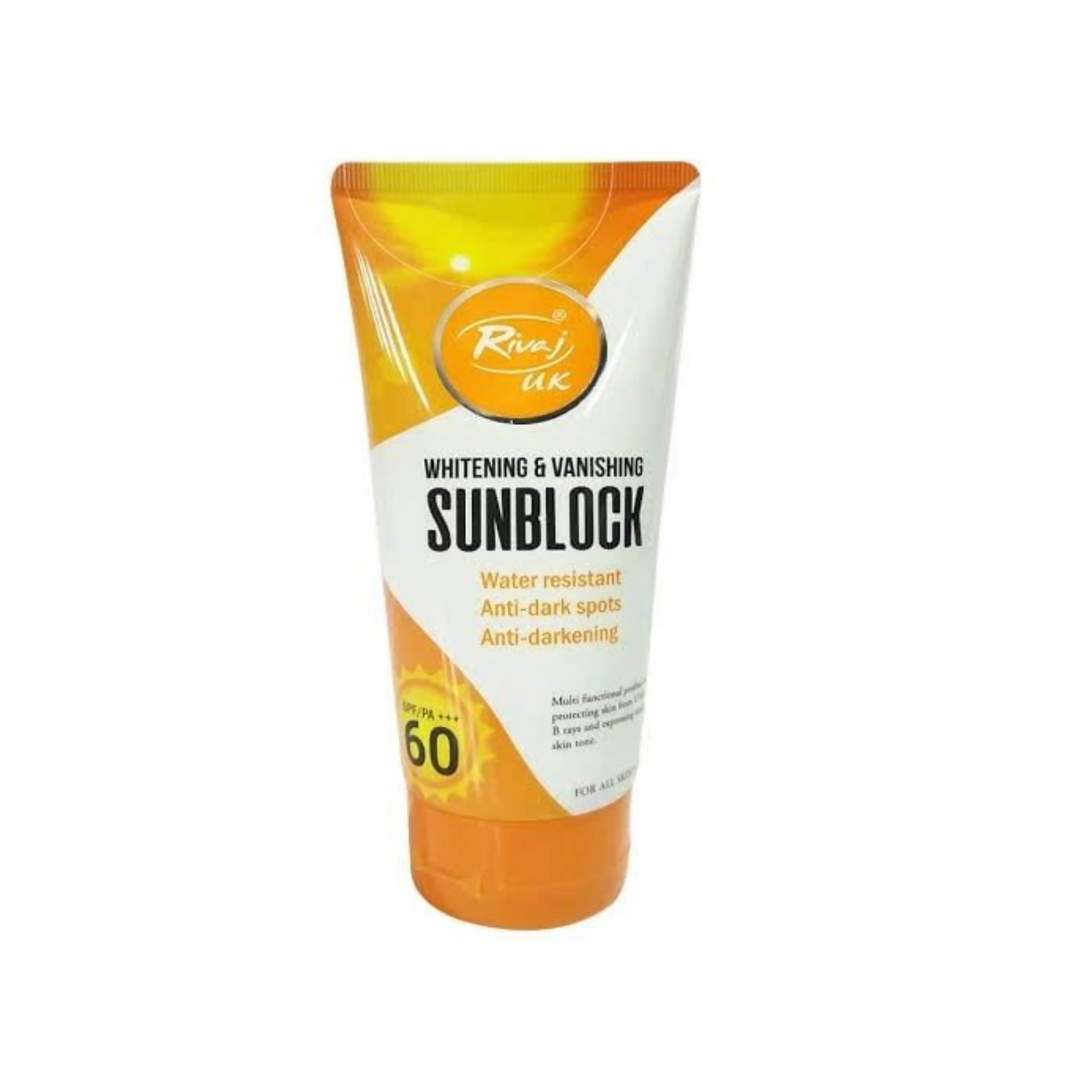 Rivaj Sunblock SPF 60, Powerful Protection, for Skincare