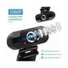 Web Camera,1080P HD with Built-in Microphone, for Desktop and Laptop