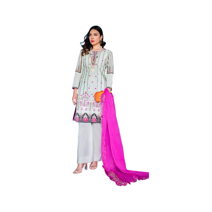 Embroidered Lawn Suit, Elegant and Stylish Fabric, for Women