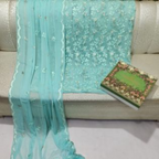 Unstitched Suit, Embroidered with Full Jall Shirt in Soft Chiffon , for Women