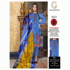 Unstitched Suit, Classic Kasturi Lawn with Sequence Embroidery, for Women