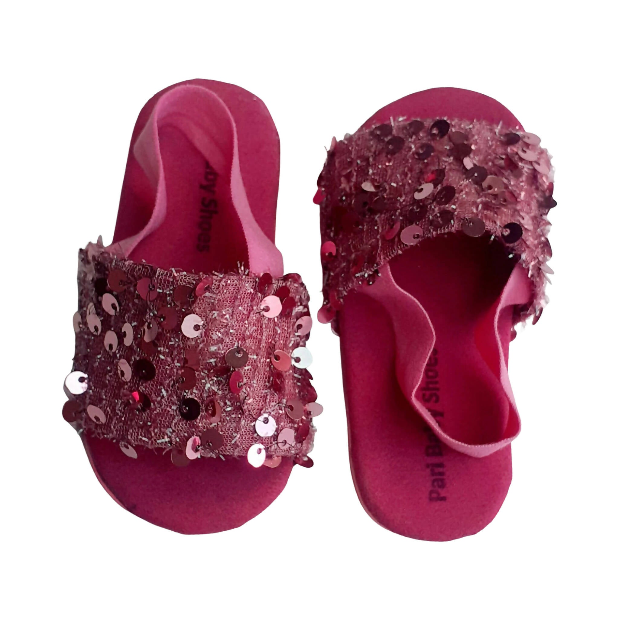Sandals, Pink Color & Sitari Elastic, for Baby Girls'
