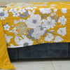 Bed Sheet, Revitalize your bedroom with the T-200 Yellow Lotus Cotton