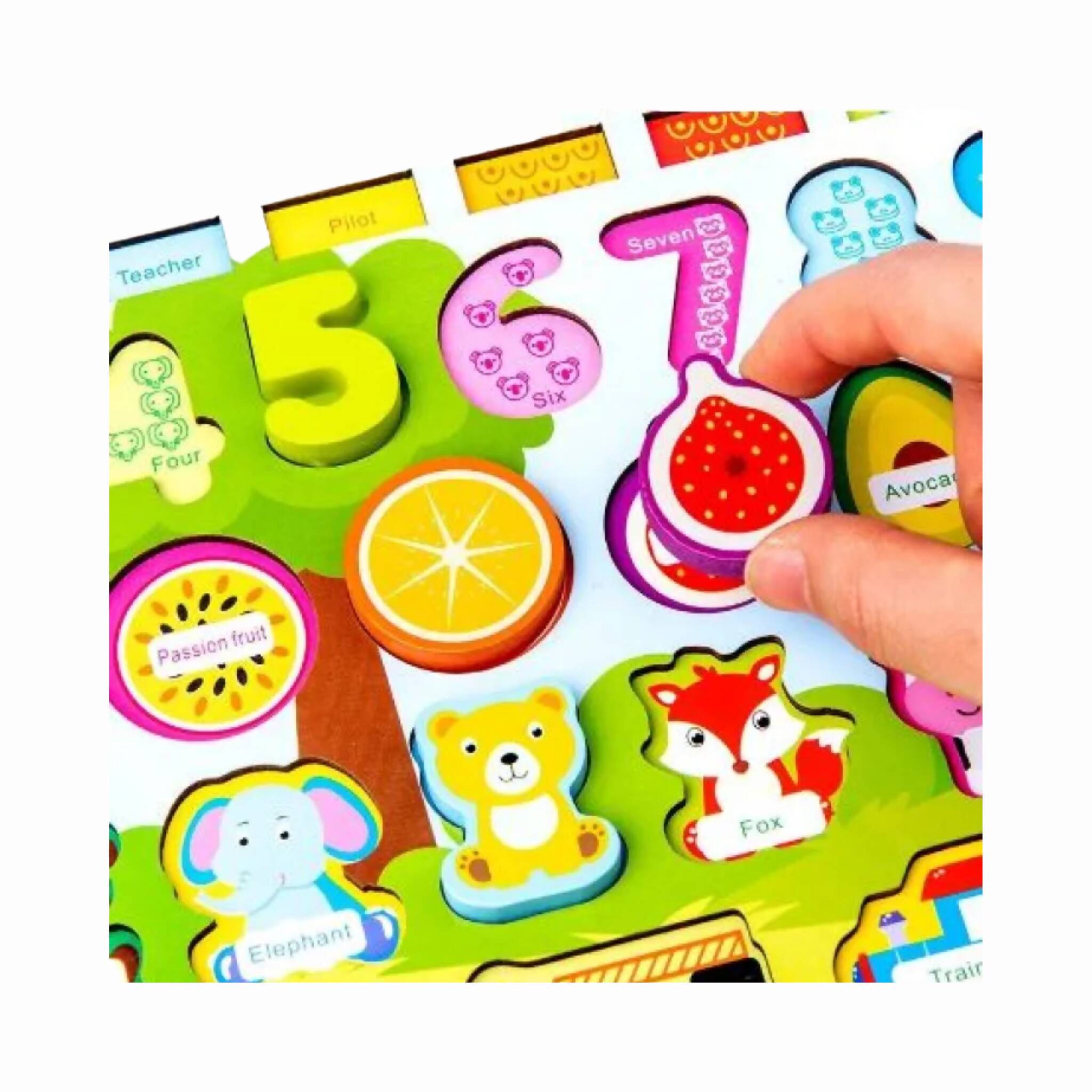 Magnetic Learning Board, Educational Toy, for Fun Sorting & Stacking