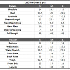 Suit, Sea Green Embroidered 3Pc with Cross-Stitch Vibrant Pink & Green Accents