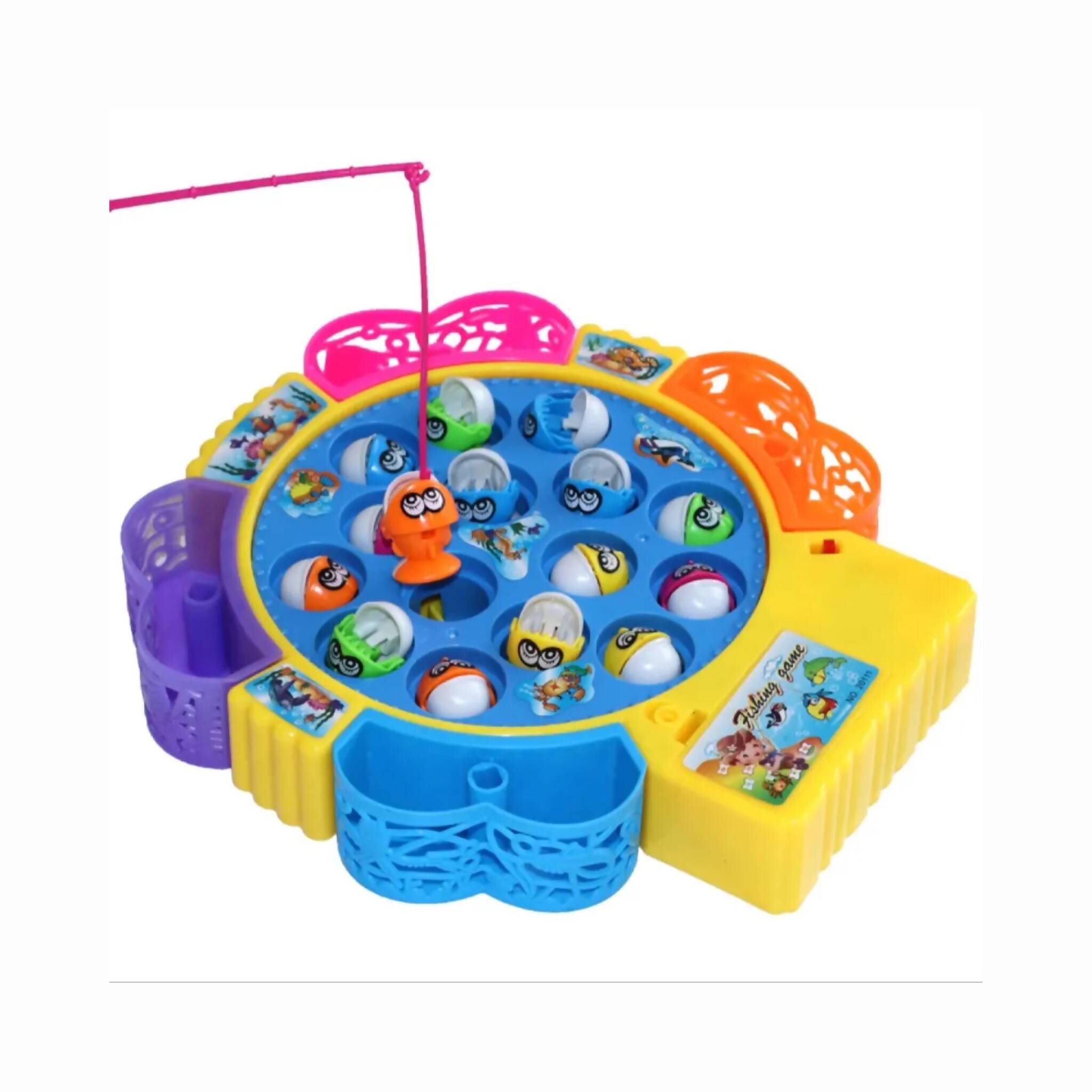 Fishing Game, Catching Fun with Rotating Platform & Music, for Kids'