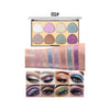 Makeup Pallet Glitter, 8 Colors Glitter & Shimmery Glittery Eyeshadow