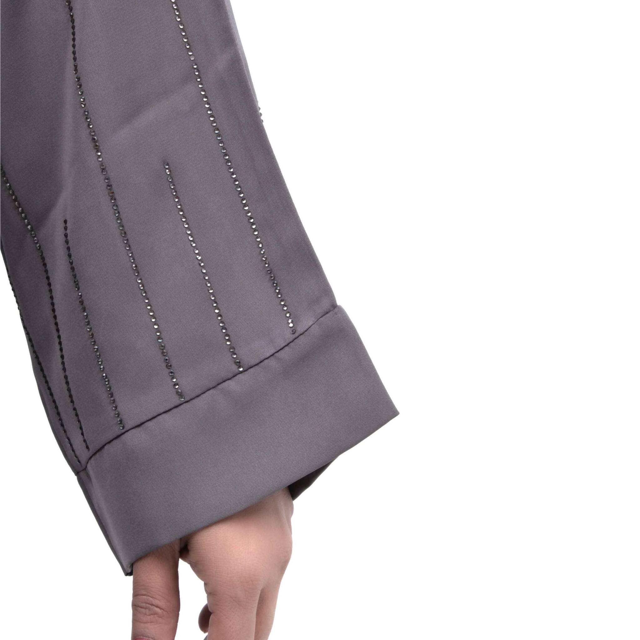 Abaya, Adorned with Diamante Detailing On The Sleeves, for Women