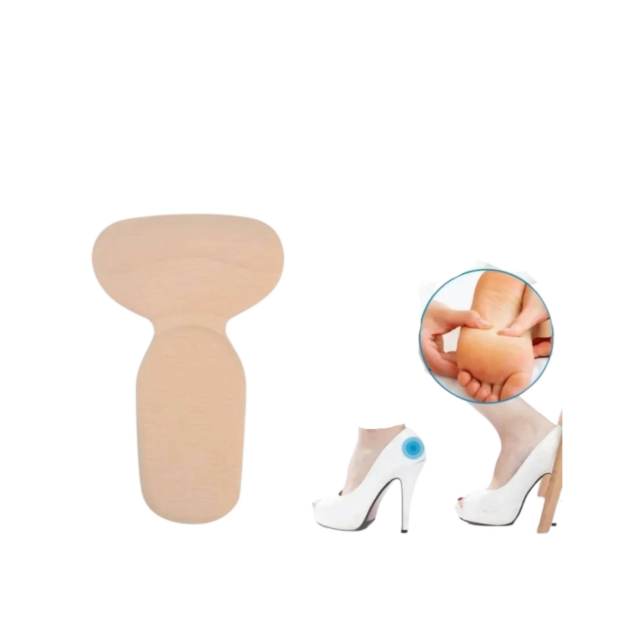 Insoles, T-Shape Shoe Heel, Flexible & Comfortable, for Women High Heels