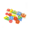 Toy, Colorful Wooden Stacker, Early Learning Shapes and Matching Game, for Kids'