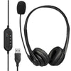 EASE EHU40 Noise-Cancelling Headset, for Both Incoming & Outgoing Sound